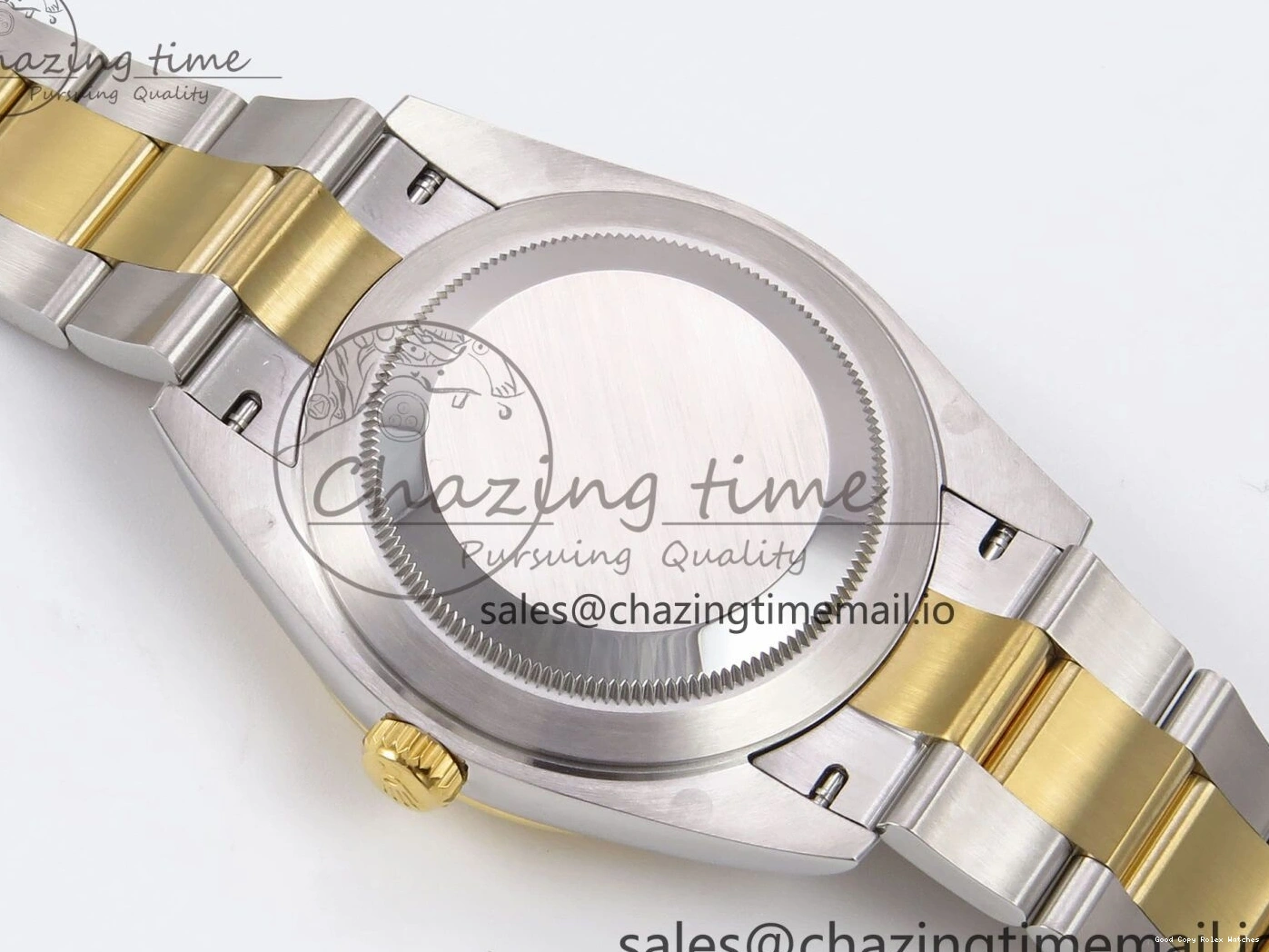 AAA Replica Watches Bracelet Thermal YG Best Edition Dial DateJust 41 Oyster 126333 EWEF SS on 976 YG Textured A 0104
